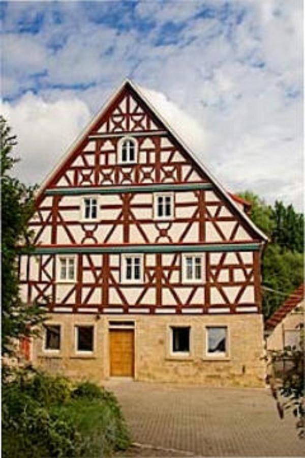 Gasthaus Holdermuehle Creglingen Exterior foto