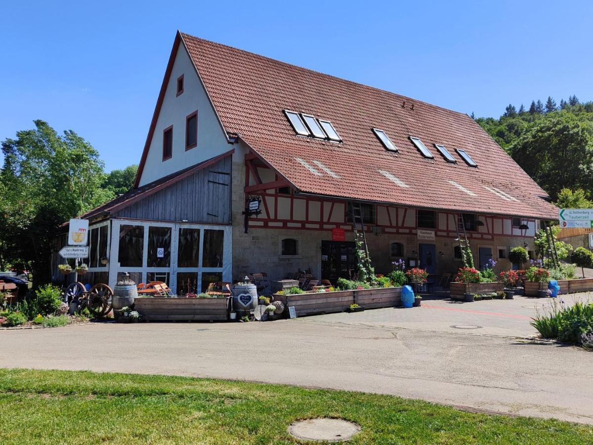 Gasthaus Holdermuehle Creglingen Exterior foto