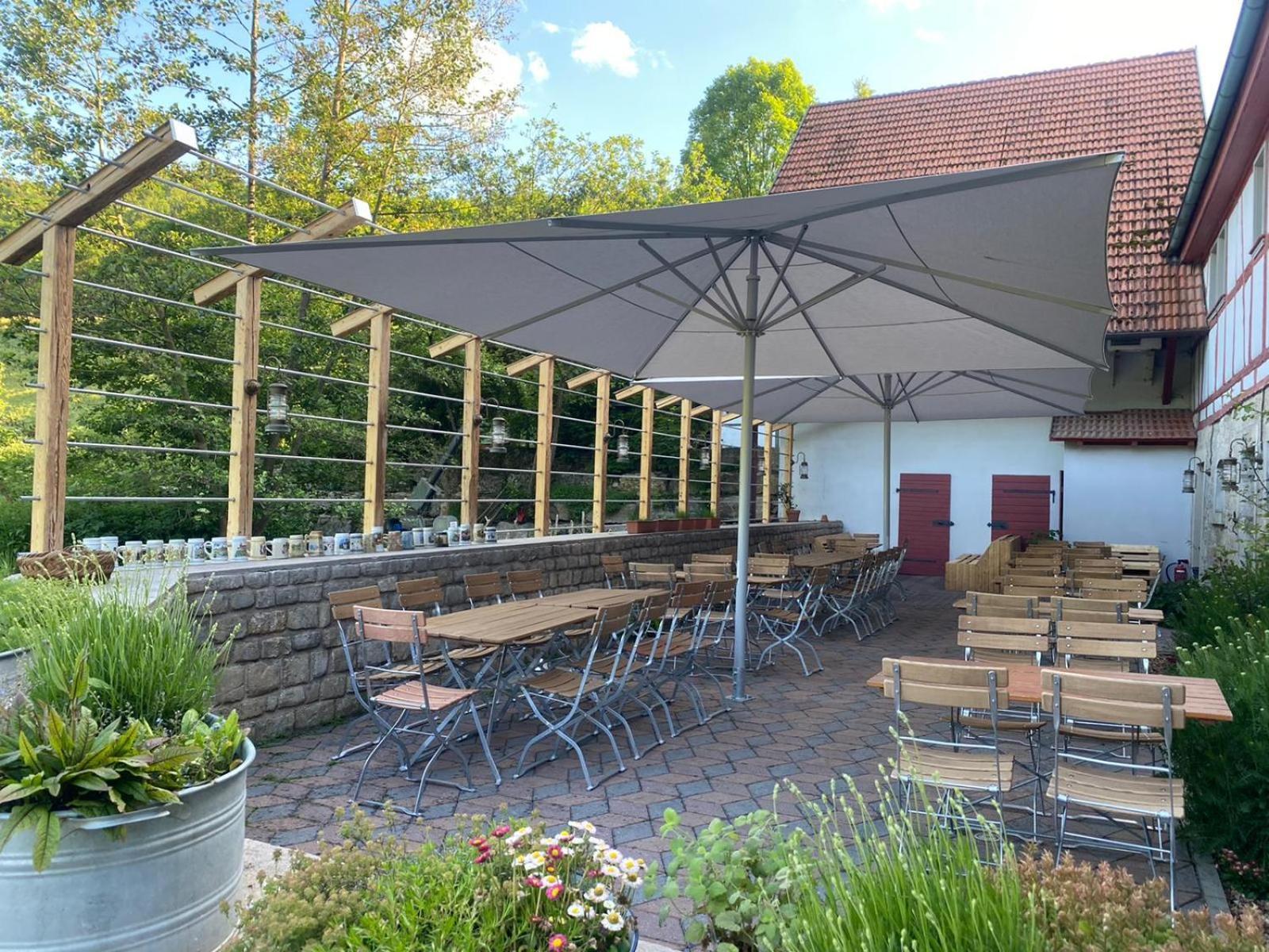 Gasthaus Holdermuehle Creglingen Exterior foto